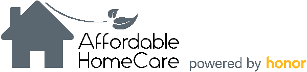 Affordable Home Care logo powered by honor