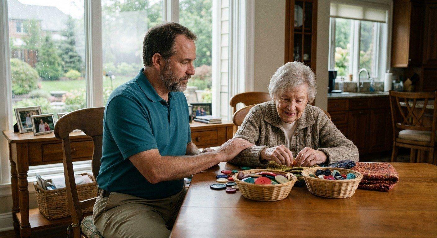 Family receiving dementia & memory care support in Bloomfield Hills