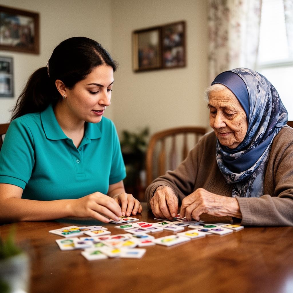 Caregiver providing dementia & memory care in Dearborn, Michigan