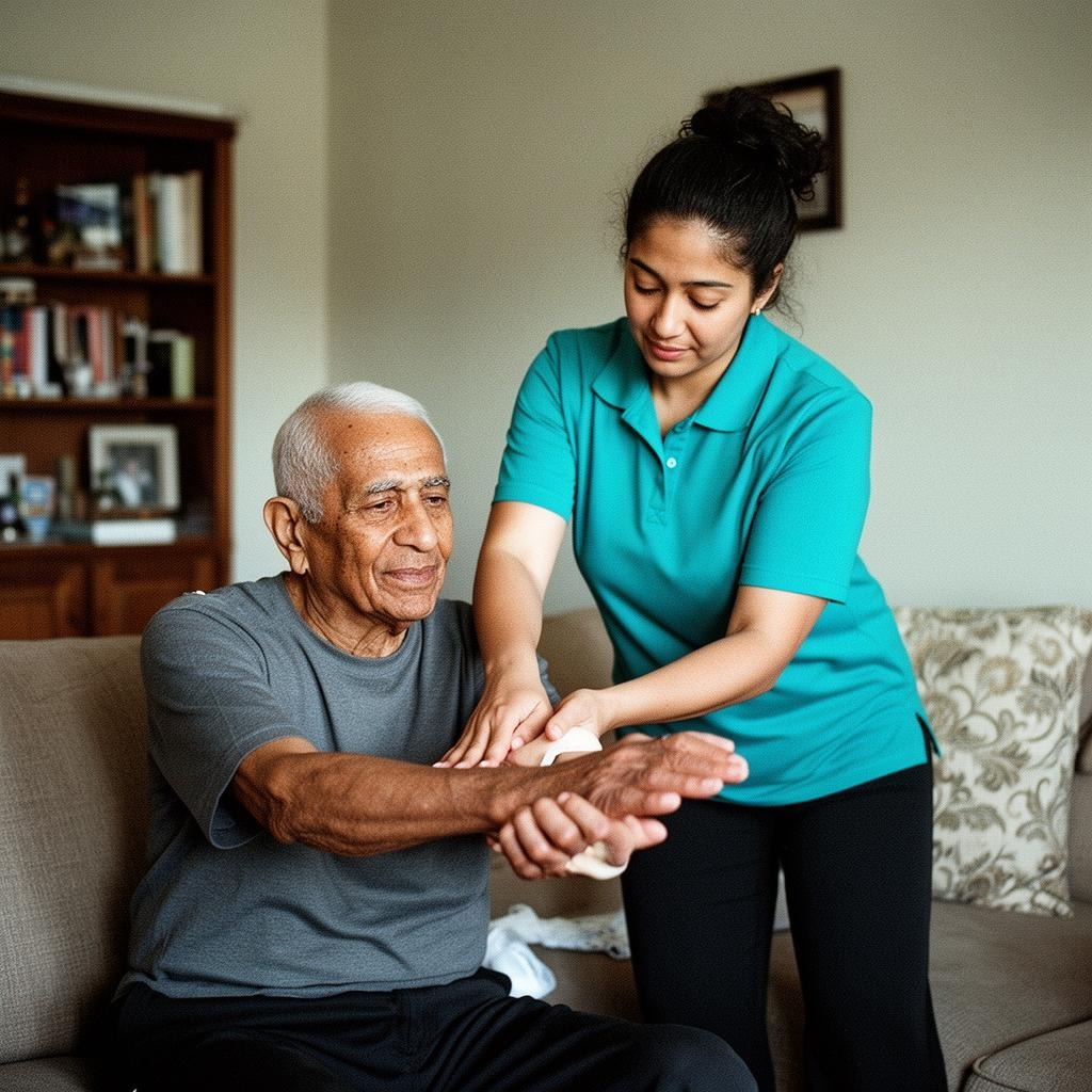 Caregiver providing recovery & post-surgery care in Dearborn, Michigan