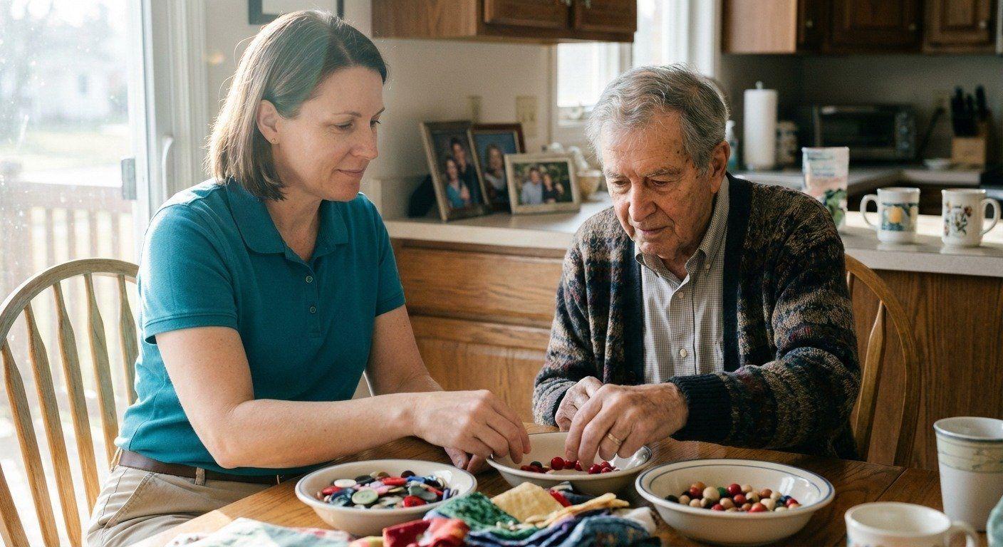 Family receiving dementia & memory care support in Farmington Hills