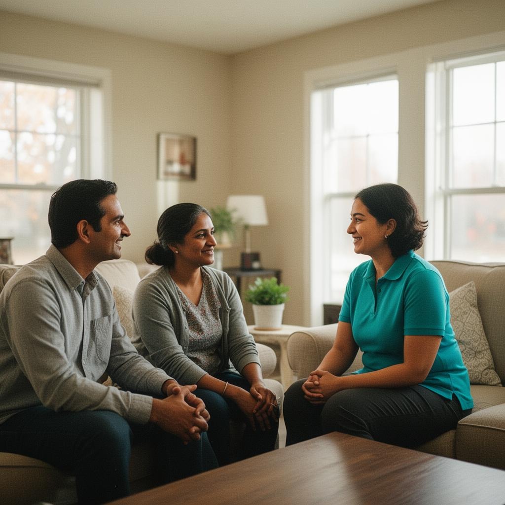 Family receiving 24-hour & live-in care support in Novi