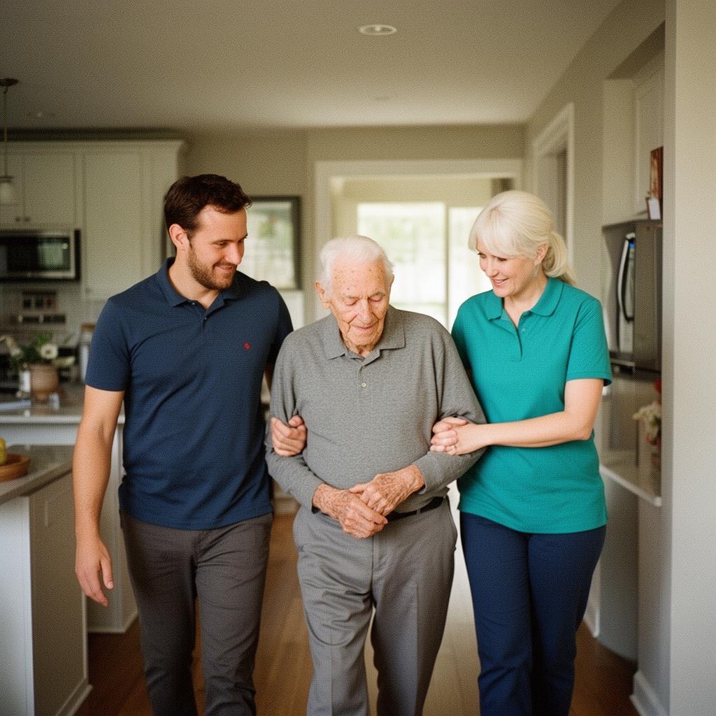 Family receiving 24-hour & live-in care support in Rochester Hills