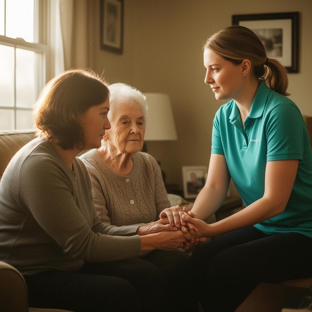 Family receiving dementia & memory care support in Rochester Hills
