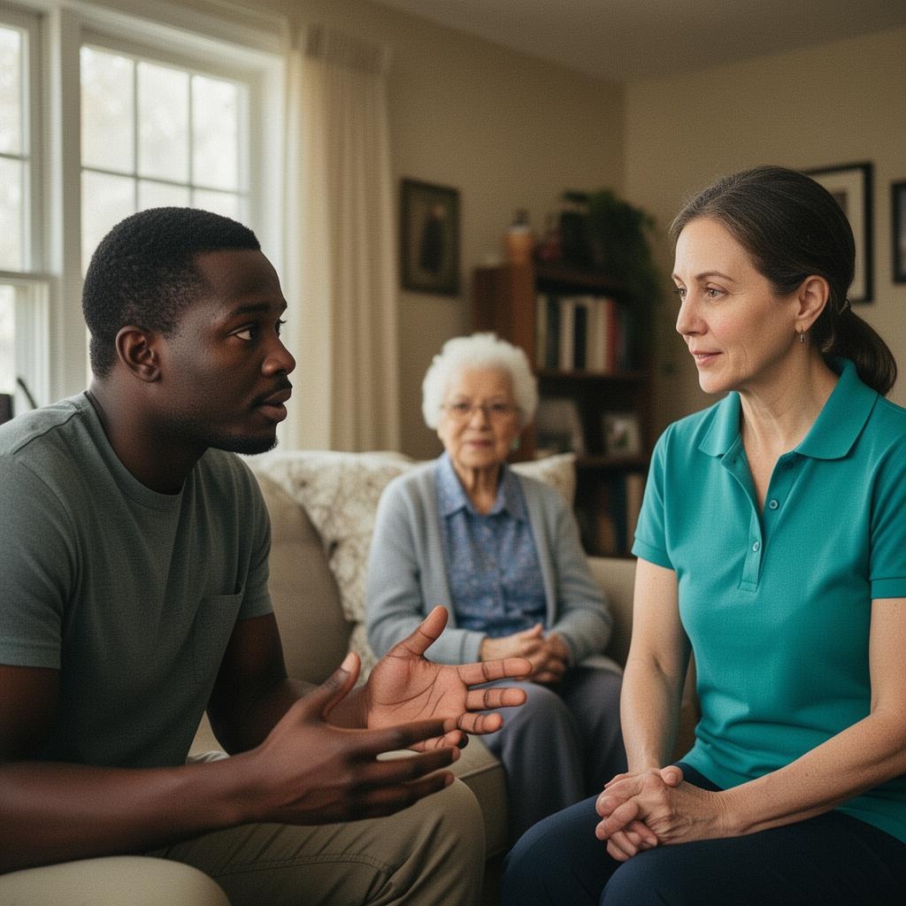 Family receiving 24-hour & live-in care support in Southfield