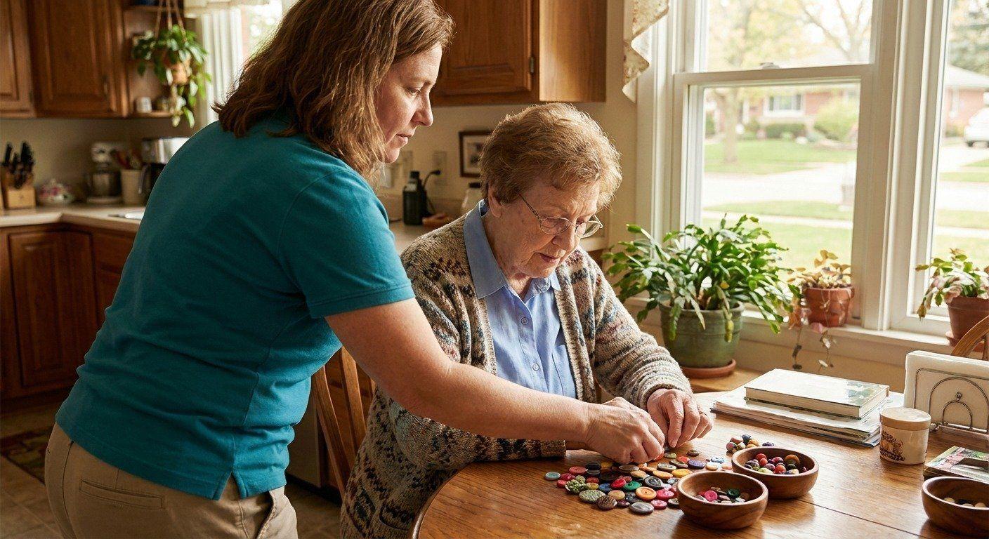Family receiving dementia & memory care support in West Bloomfield